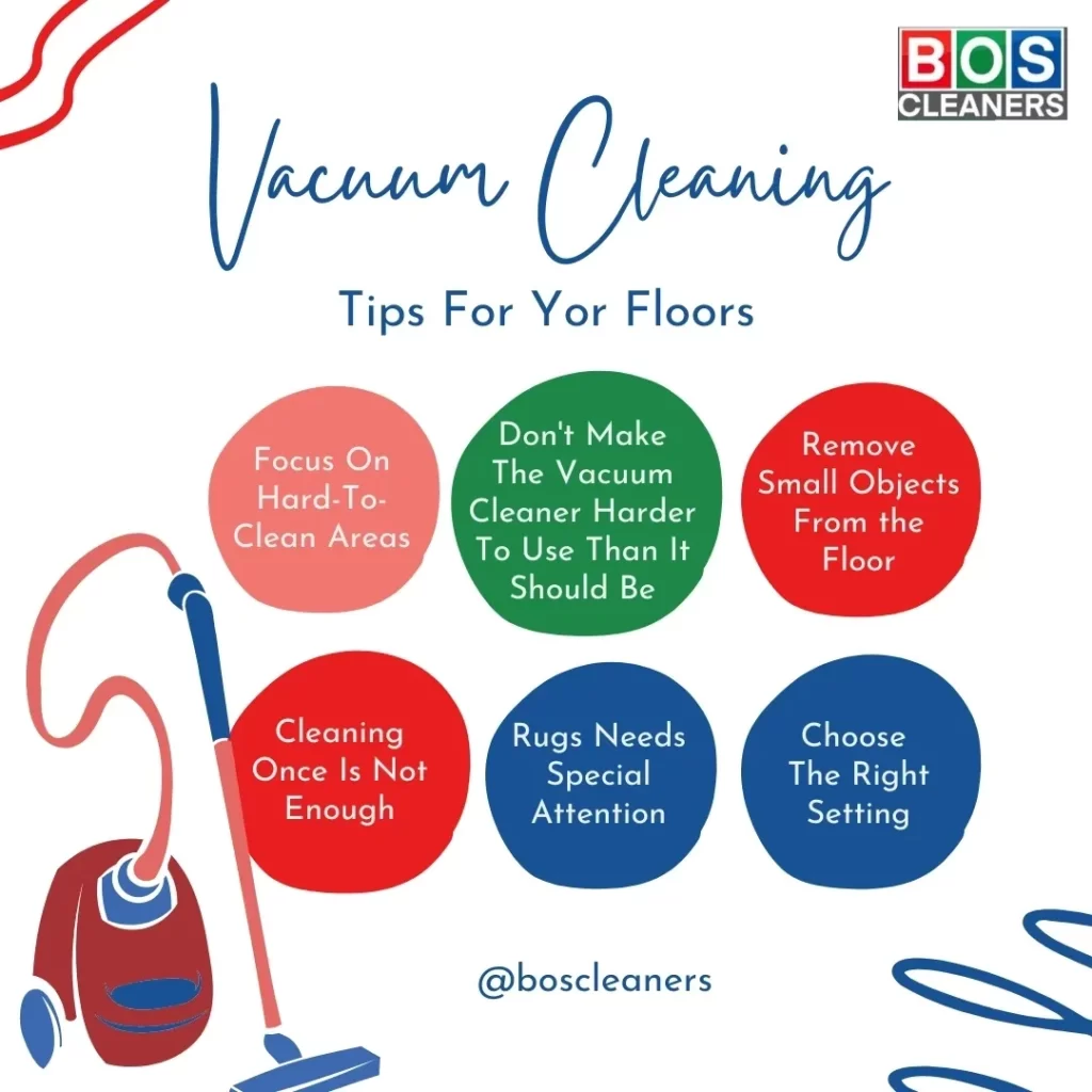 Vacuuming can seem complicated but here are some tips